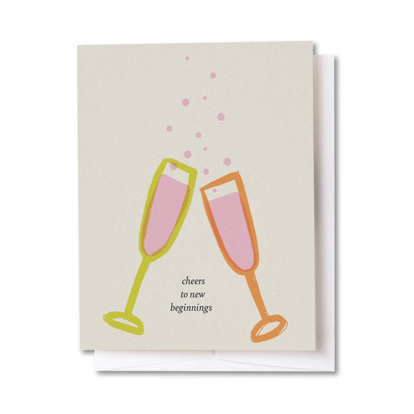 Cheers To New Beginnings Card - DIGS