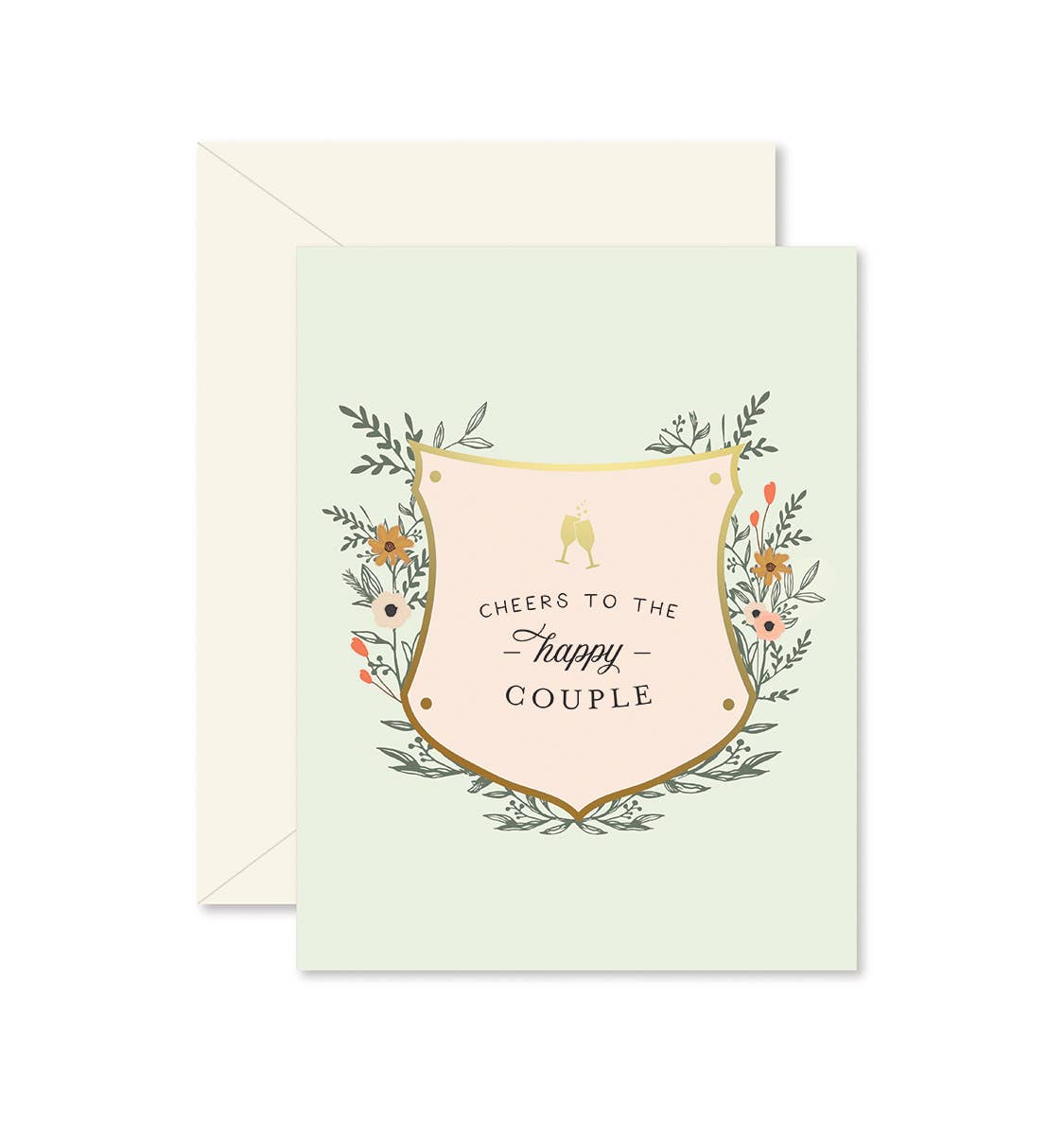 Cheers to the Happy Couple Card - DIGS