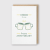 Cheers To Us Mug Love Card - DIGS
