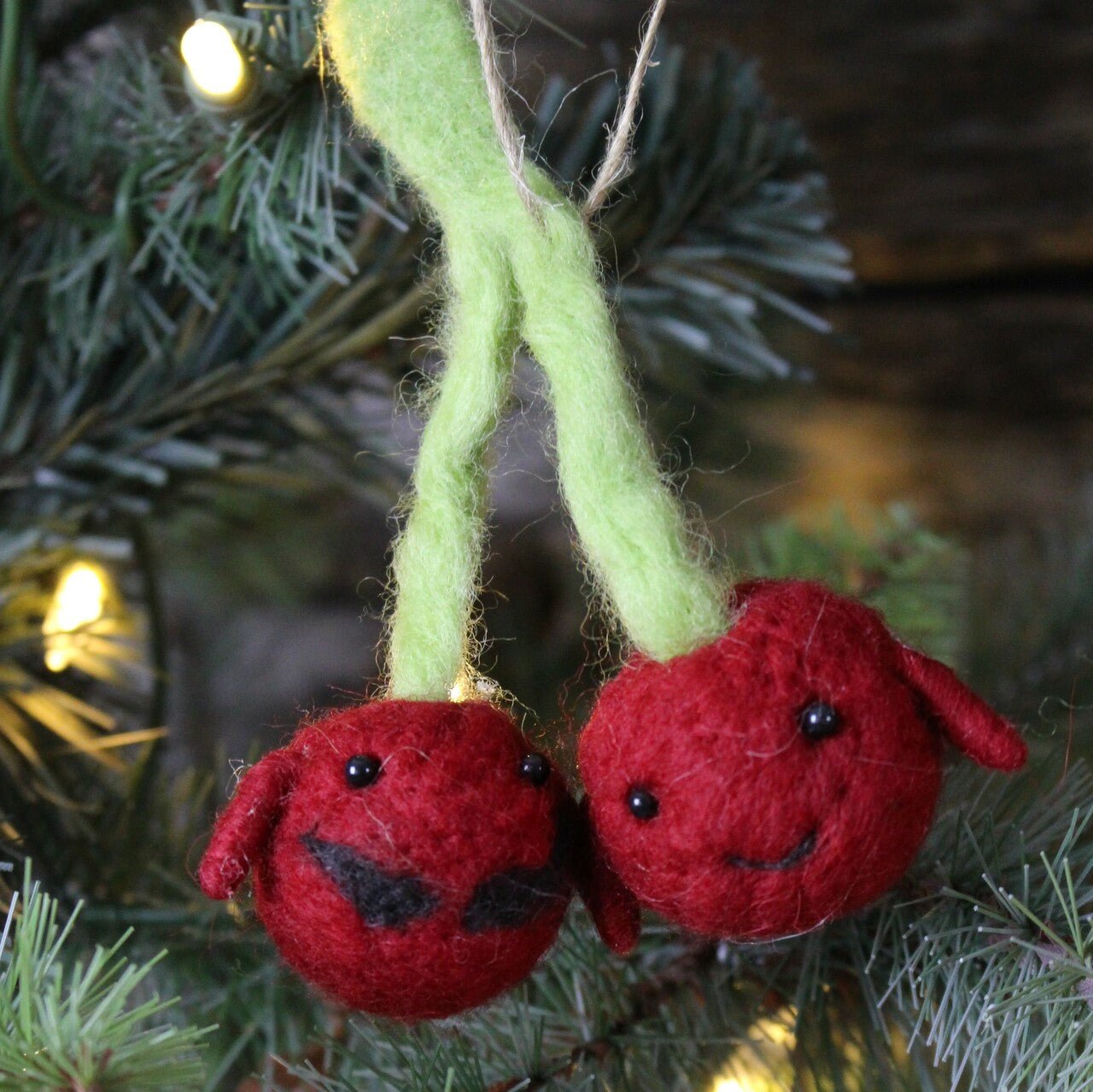 Cherries in Love Ornament - DIGS