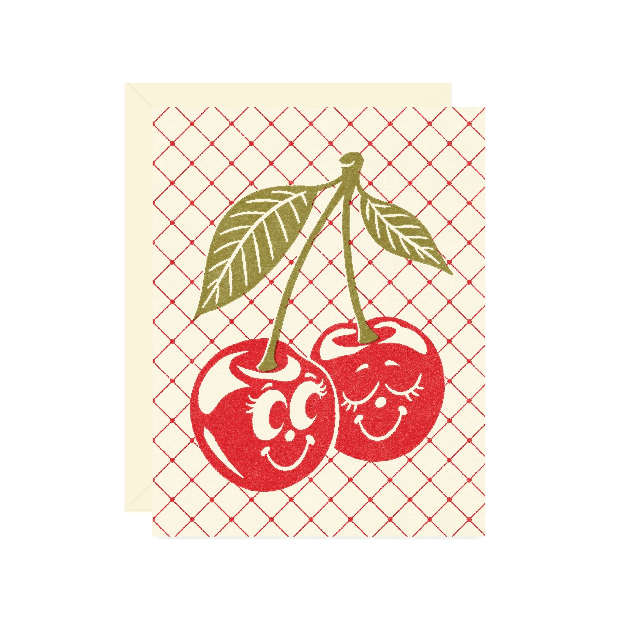 Cherry Couple Love Card - DIGS
