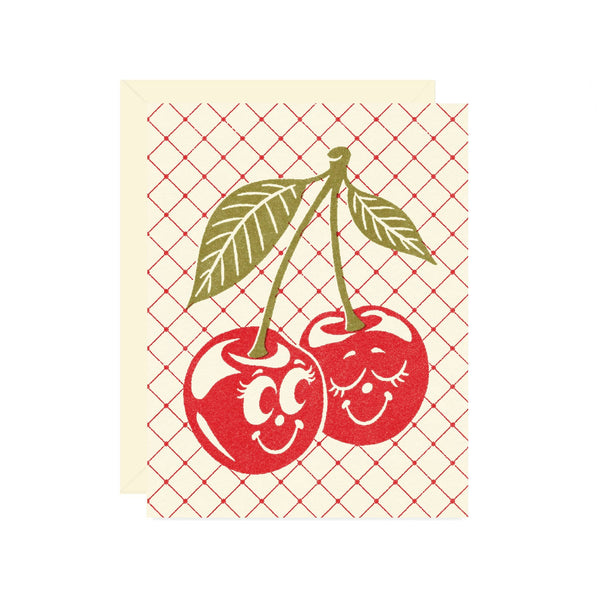 Cherry Couple Love Card - DIGS