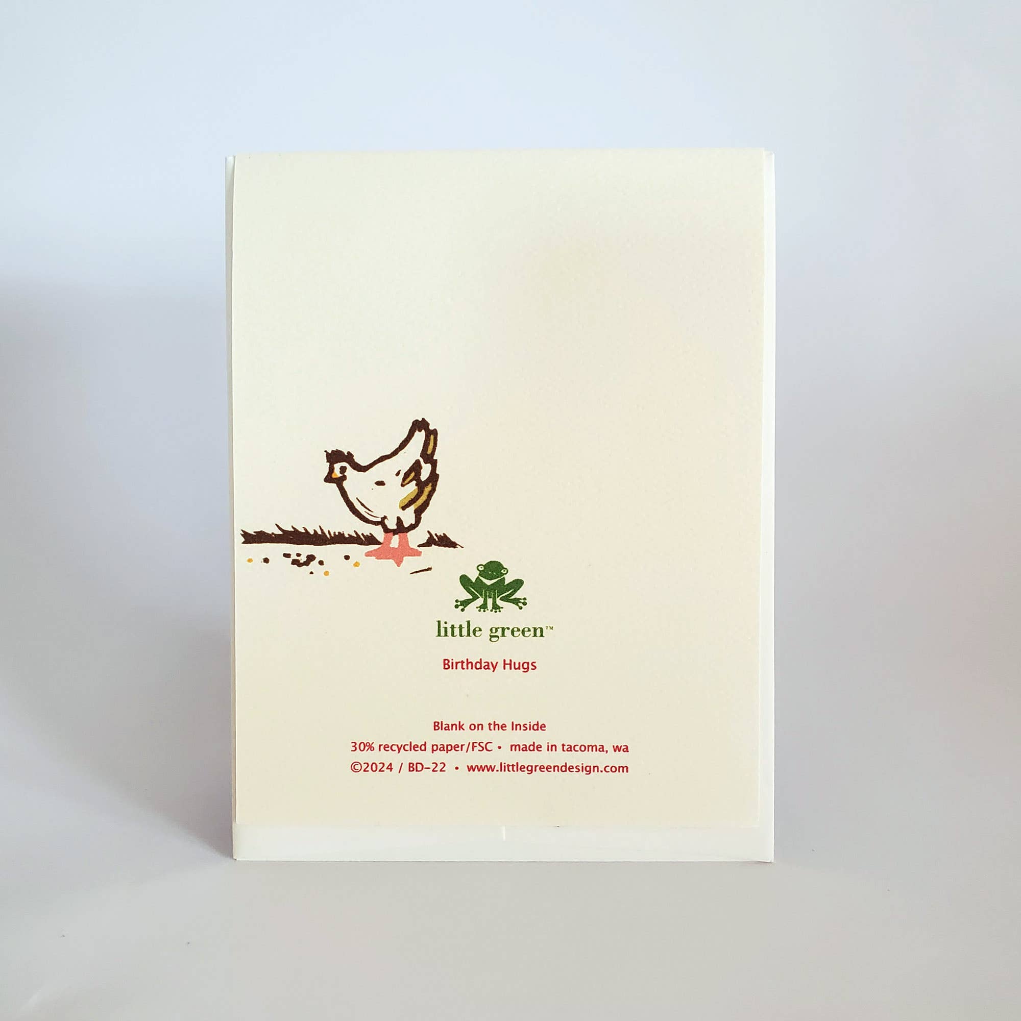 Chicken Hug Birthday Card - DIGS
