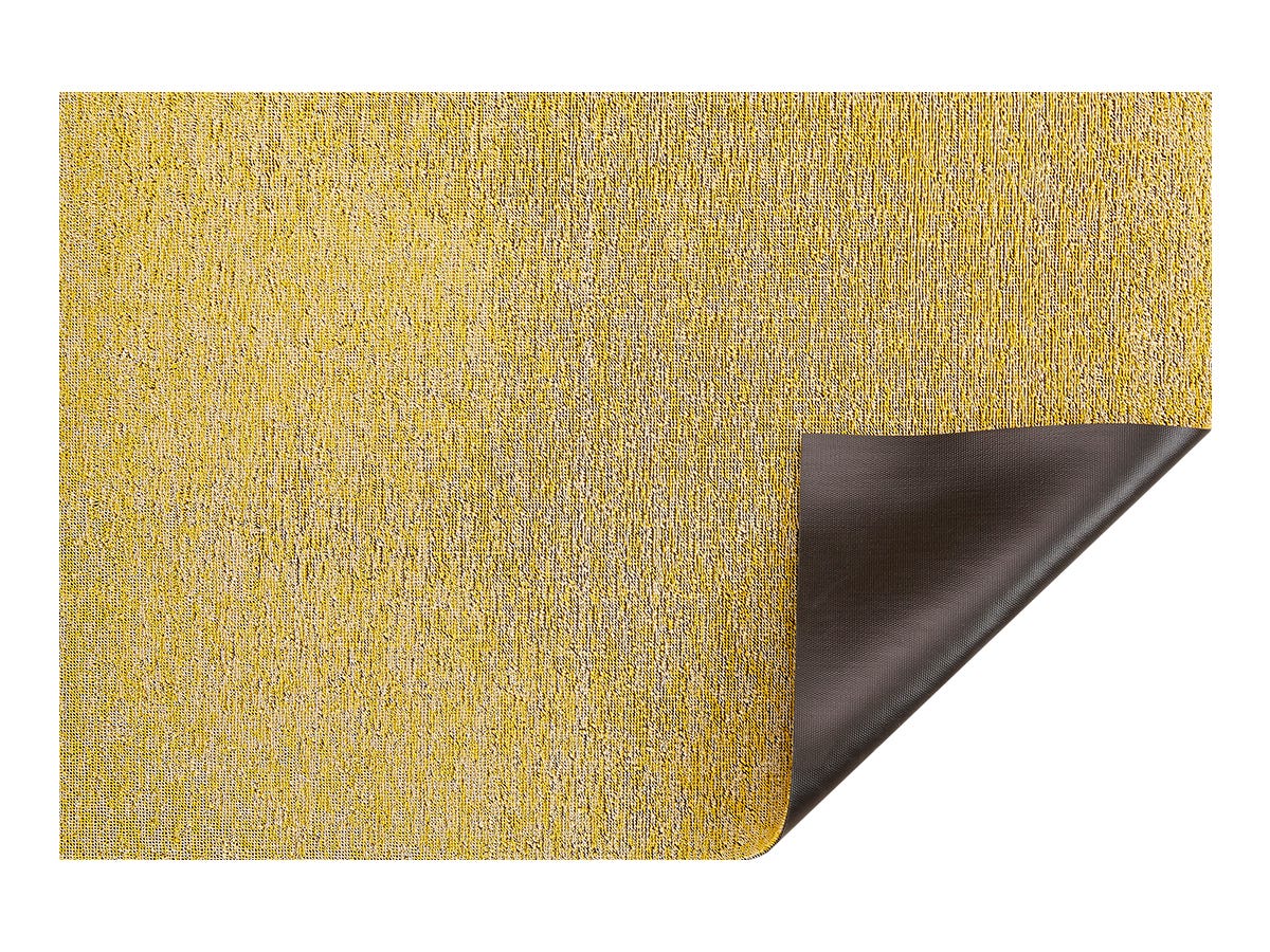 Chilewich Heathered Shag Floor Mat: Lemon - DIGS