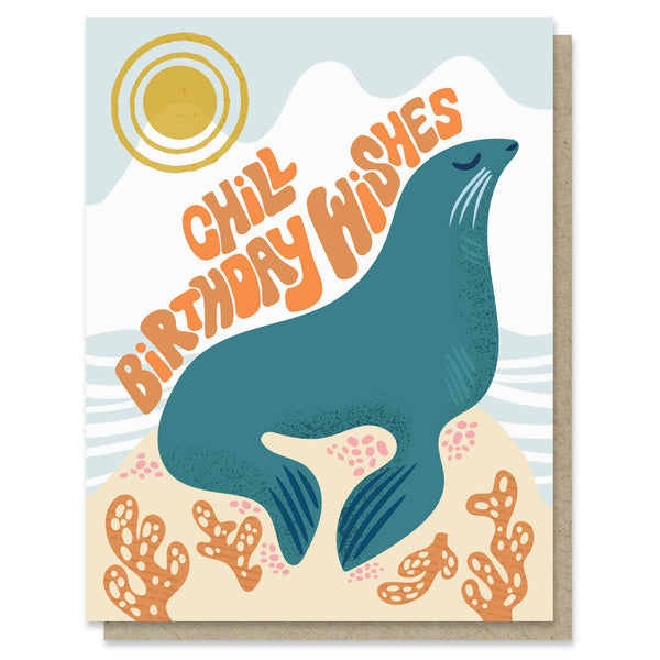 Chill Seal Birthday Card - DIGS