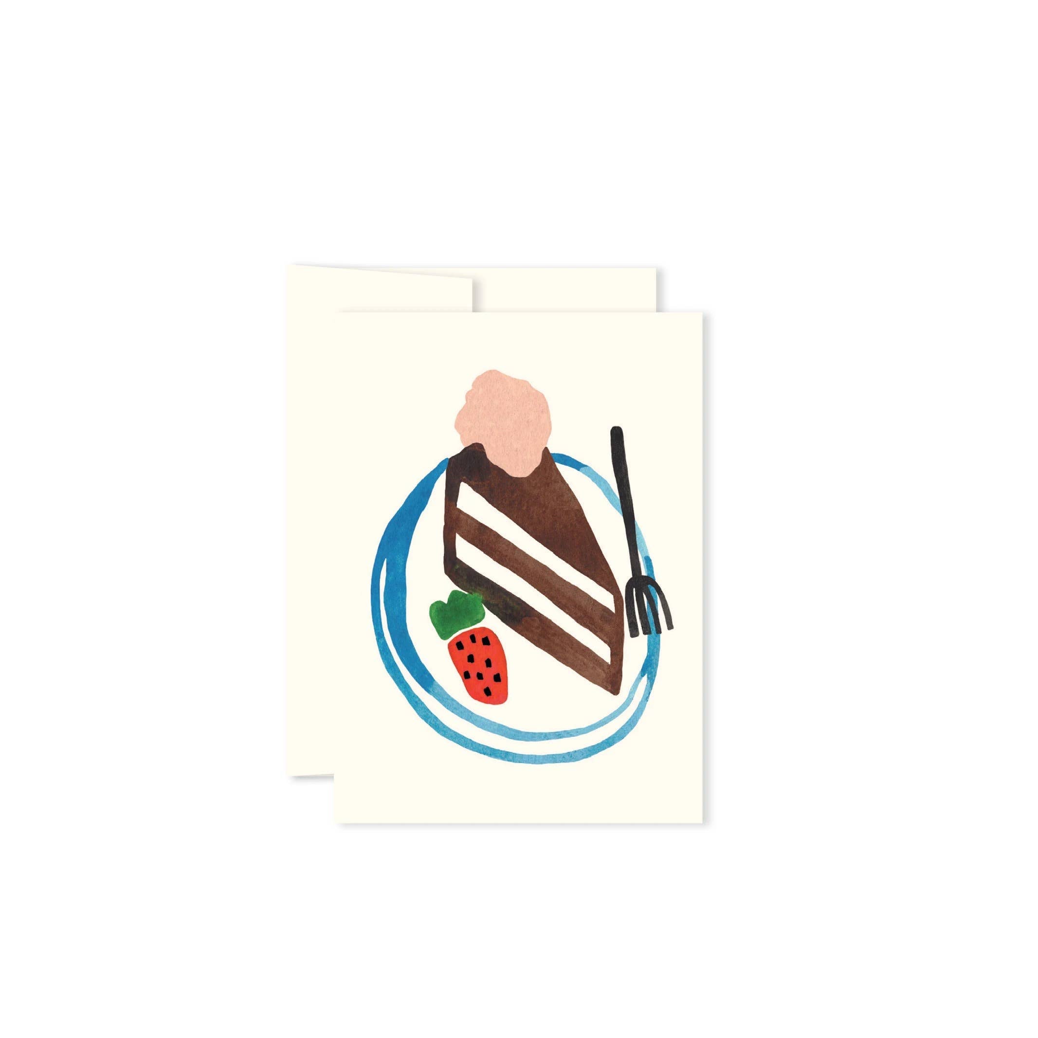 Chocolate Cake Mini Card - DIGS