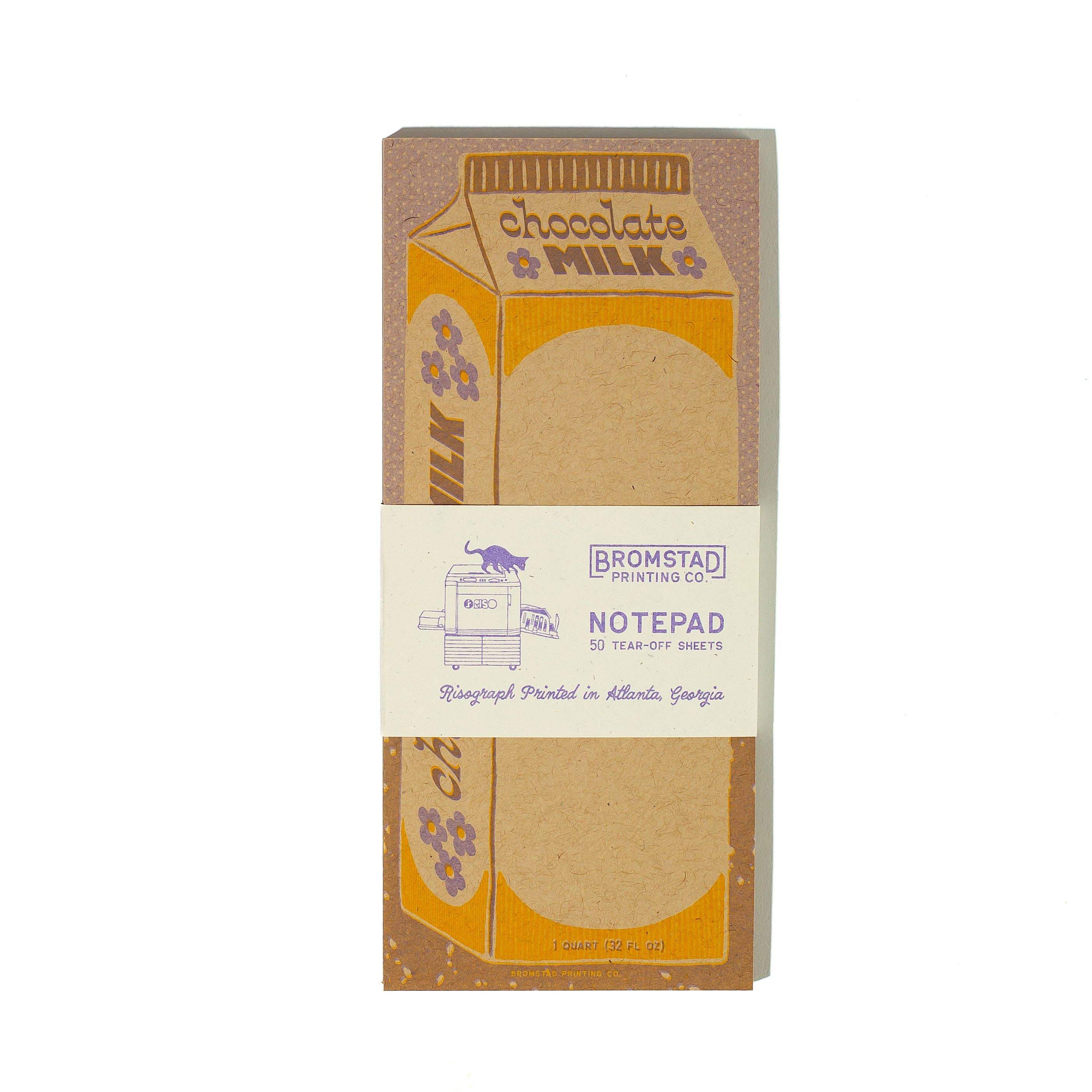 Chocolate Milk Risograph Notepad - DIGS