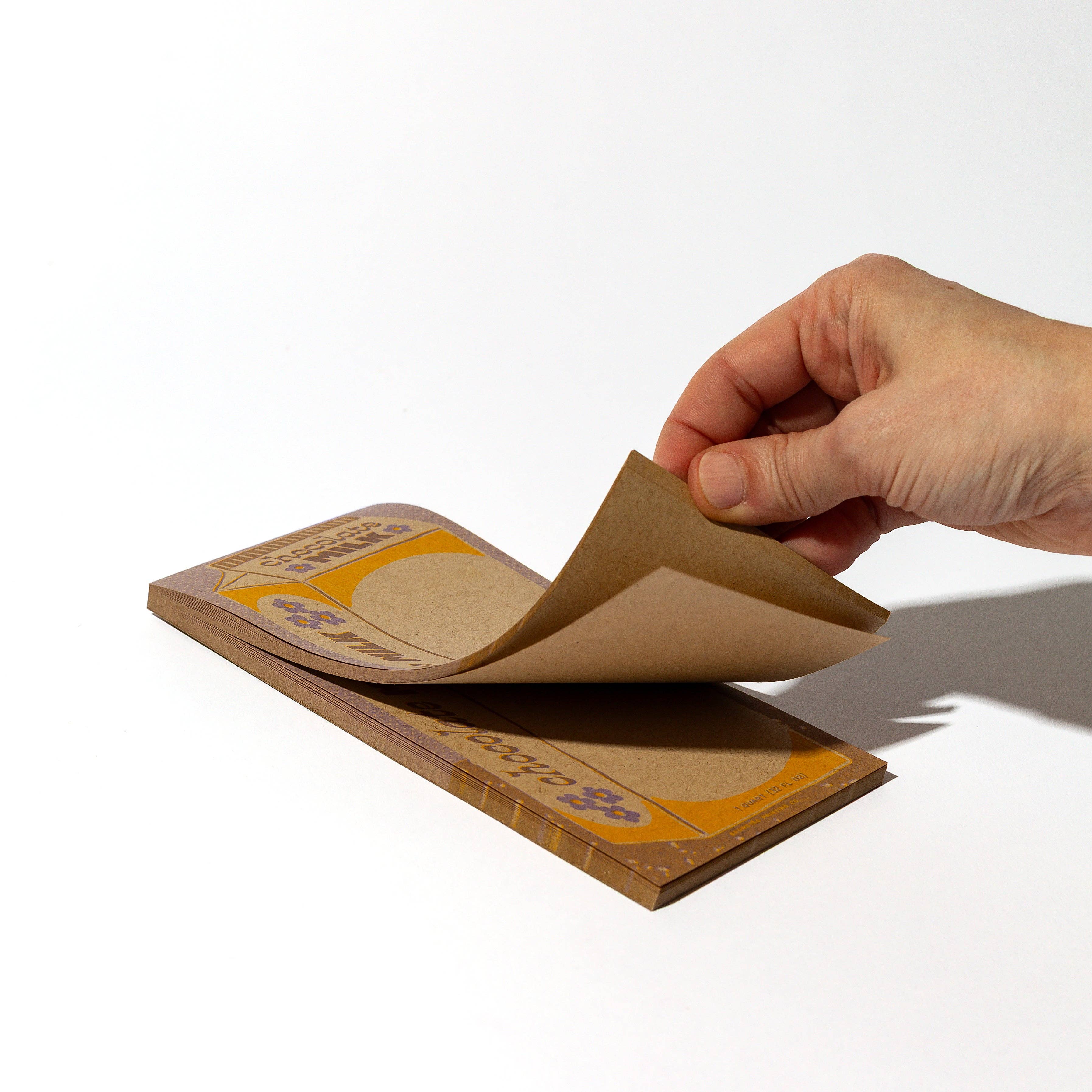 Chocolate Milk Risograph Notepad - DIGS