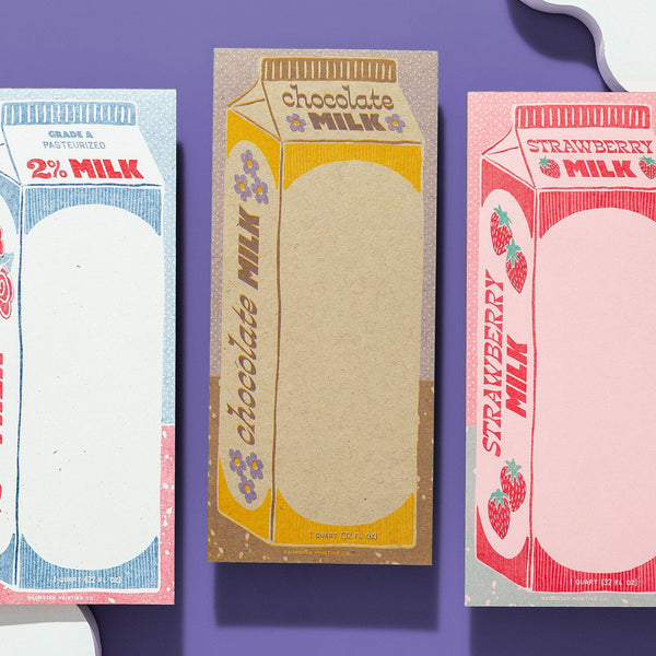 Chocolate Milk Risograph Notepad - DIGS