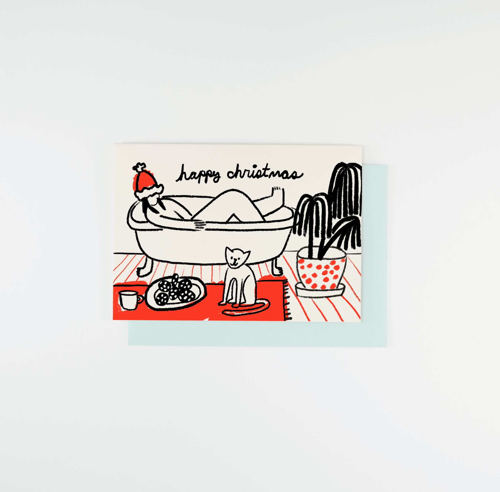 Christmas Bath Card - DIGS