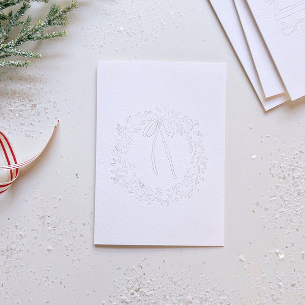 Christmas Cheer Paintable Notecards - DIGS