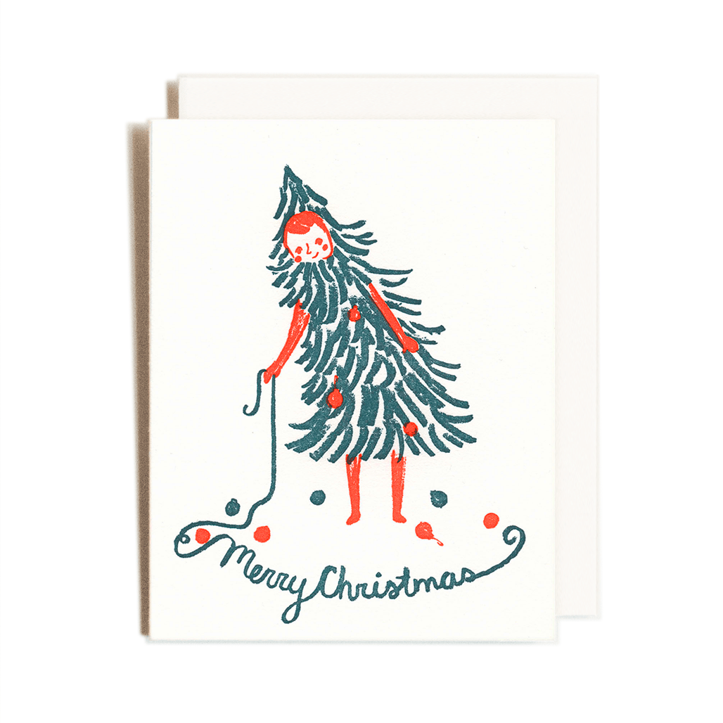 Christmas Girl Holiday Card - DIGS