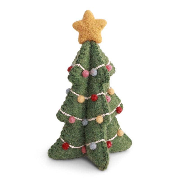Christmas Tree w/Star and Garland - DIGS
