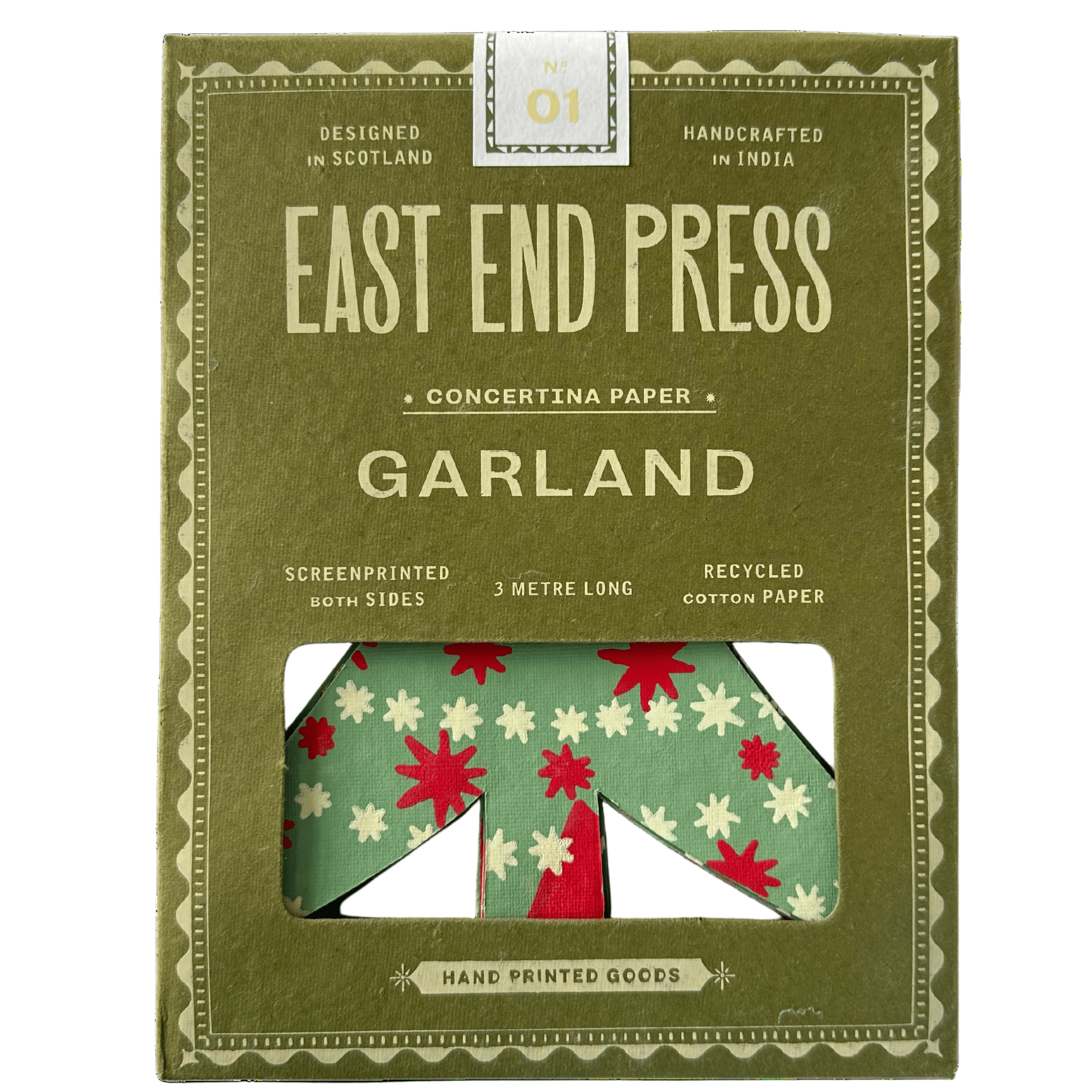 Christmas Trees Folded Garland - DIGS