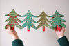 Christmas Trees Folded Garland - DIGS