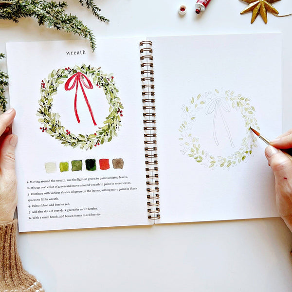 Christmas Watercolor Workbook - DIGS