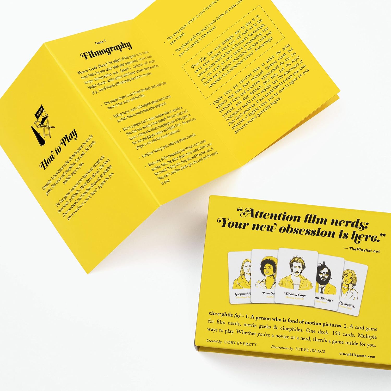 Cinephile: A Card Game - DIGS