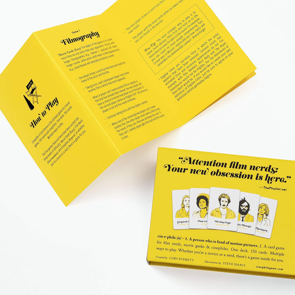 Cinephile: A Card Game - DIGS