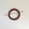 Circle and Brass Hair Pin - DIGS