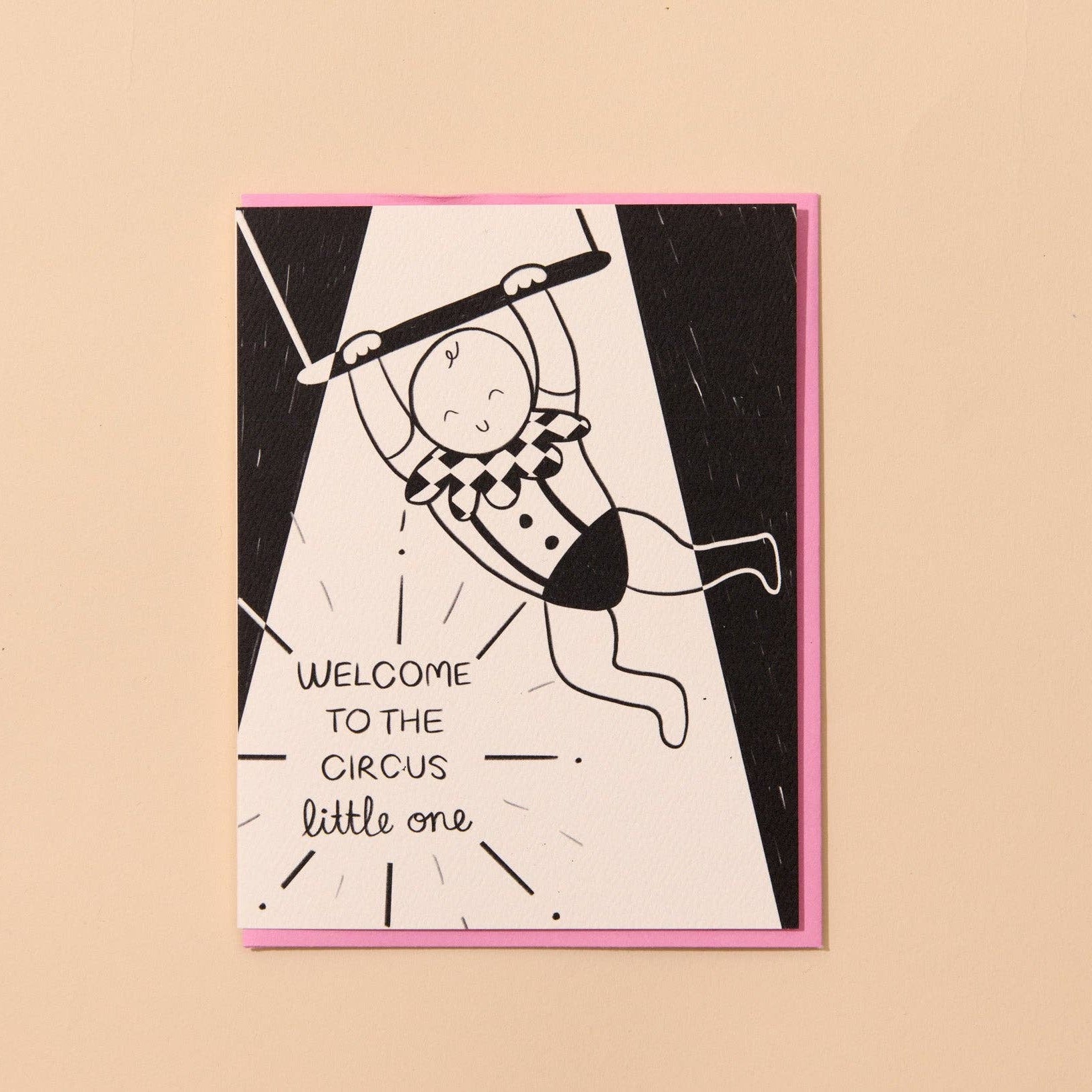 Circus Welcome Baby Card - DIGS