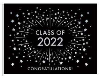 Class of 2022 Starburst Card - DIGS