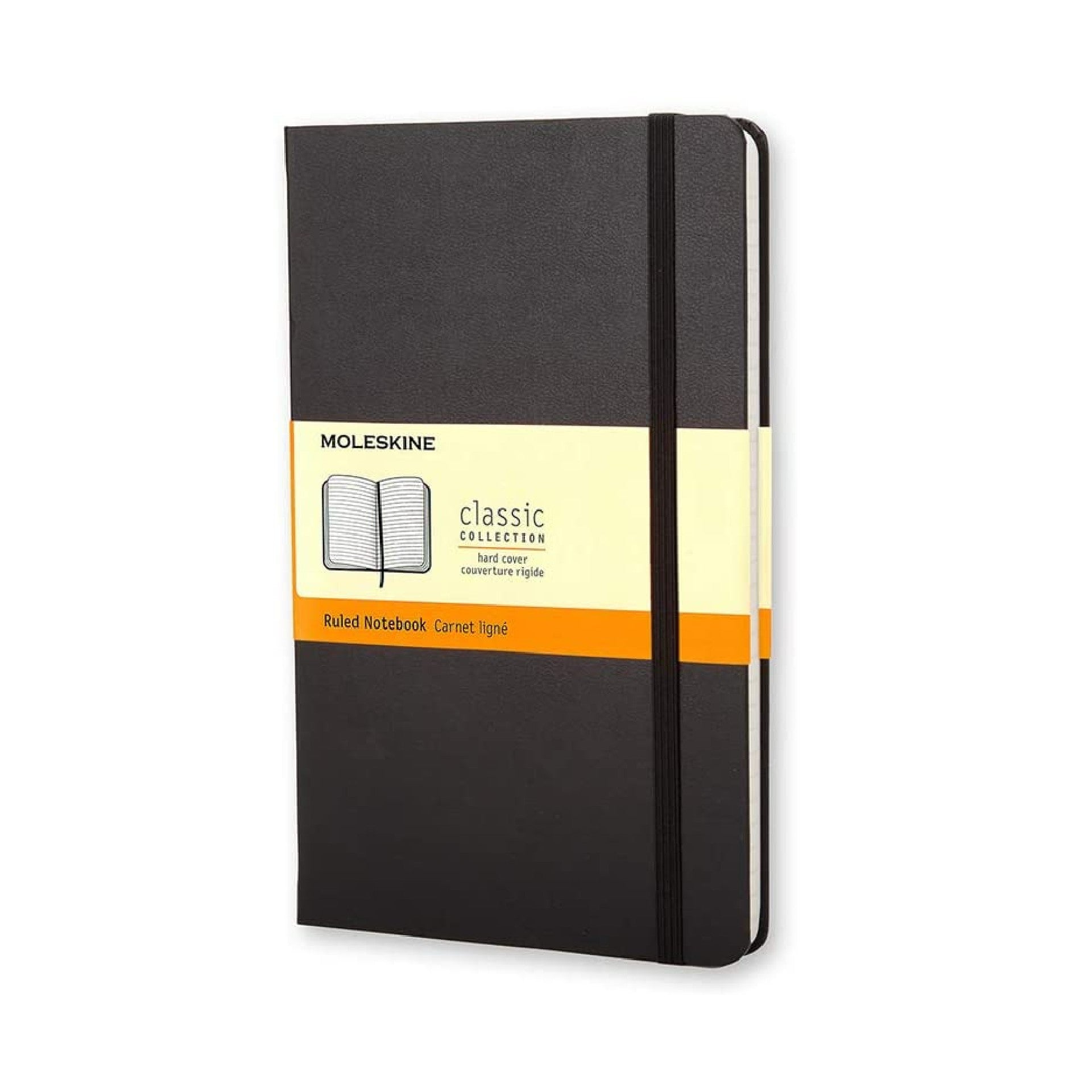 Classic Ruled Hardcover Notebook: Pocket - DIGS