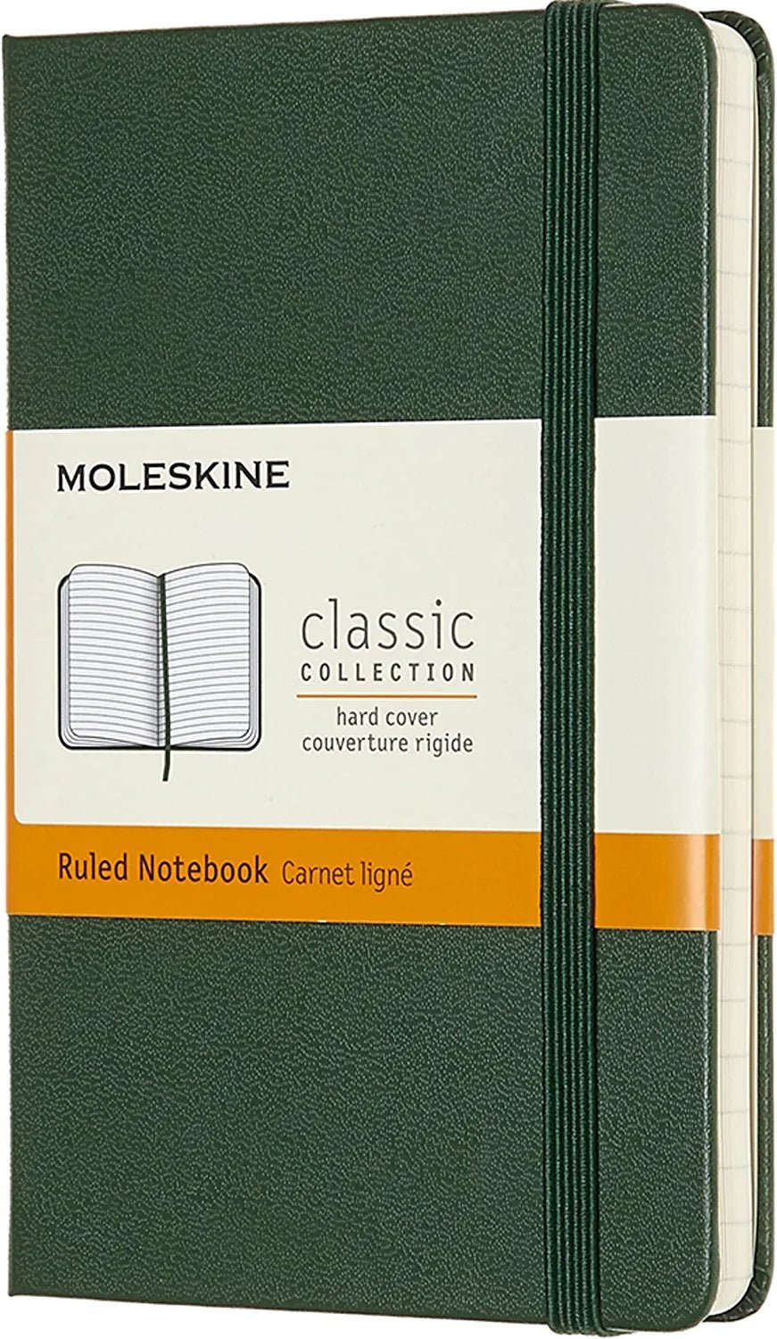 Classic Ruled Hardcover Notebook: Pocket - DIGS