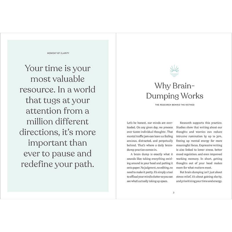 Clear Mind: 5 - Minute Guided Journal - DIGS