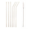 Clear Reusable Glass Straws, Set of 6 - DIGS