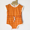 Clementine Checkered Baby Short Romper - DIGS