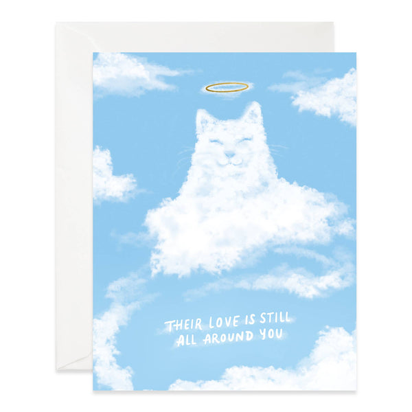 Cloud Cat Sympathy Card - DIGS