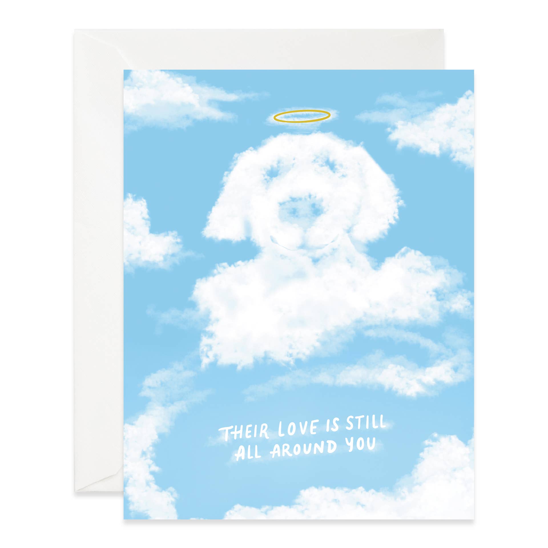 Cloud Dog Sympathy Card - DIGS