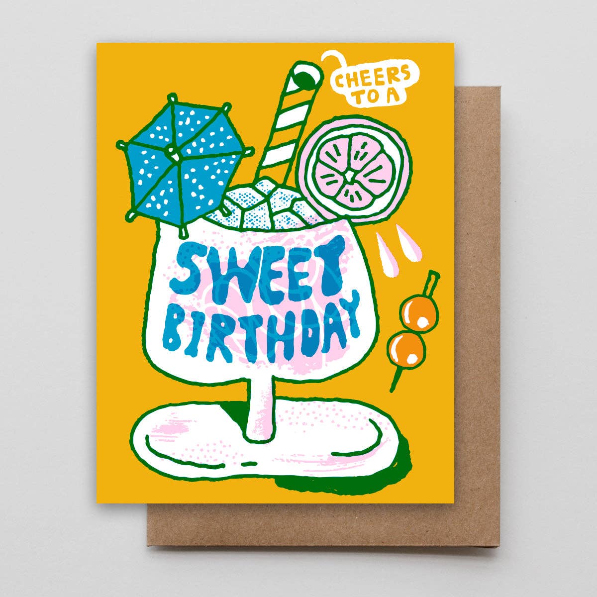 Cocktail Birthday Card - DIGS