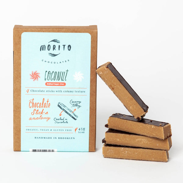 Coconut Vegan White Chocolate Sticks - DIGS