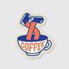 Coffee Legs Sticker - DIGS