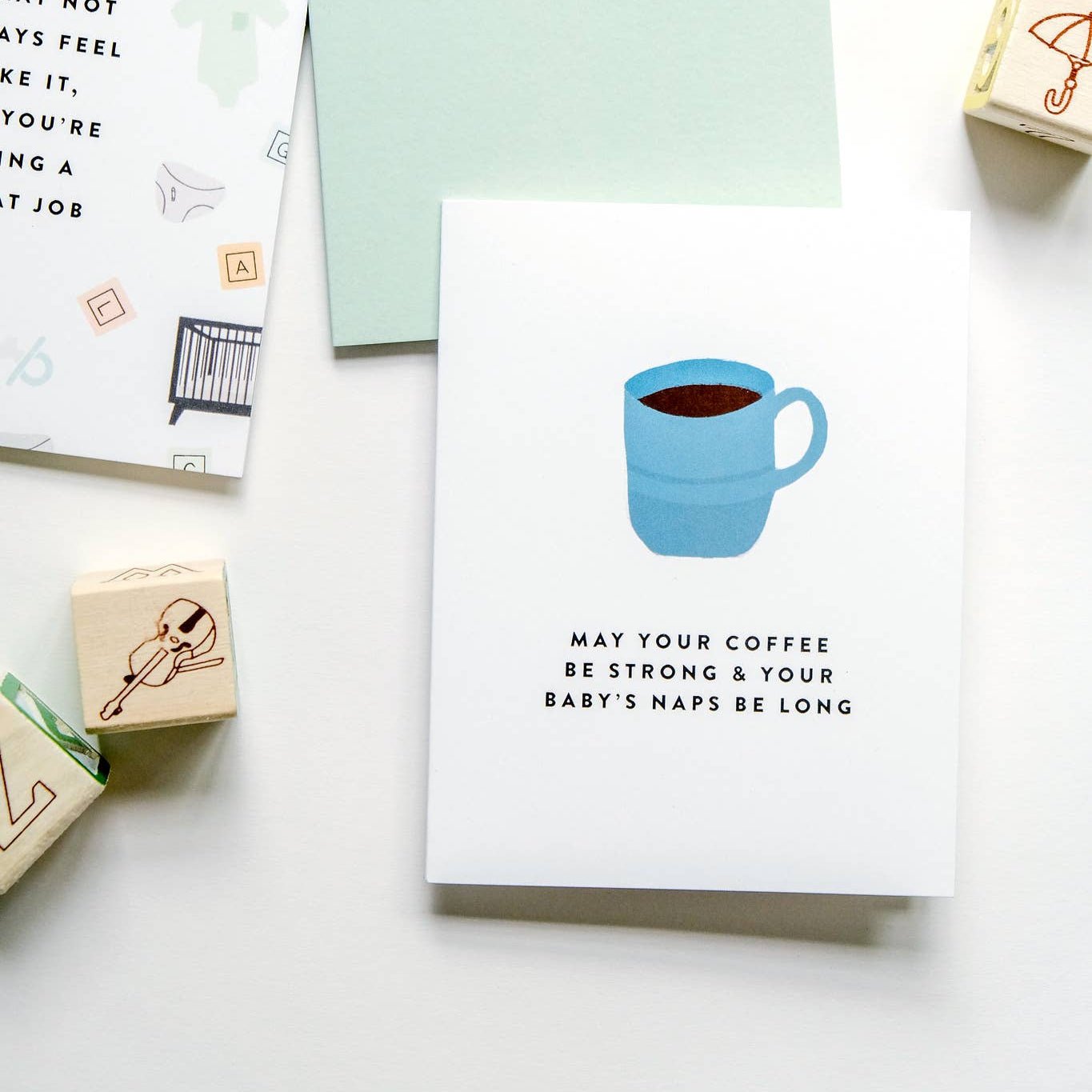 Coffee & Naps New Baby Card - DIGS