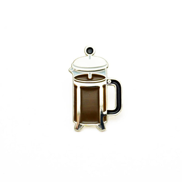 Coffee Press Enamel Pin - DIGS