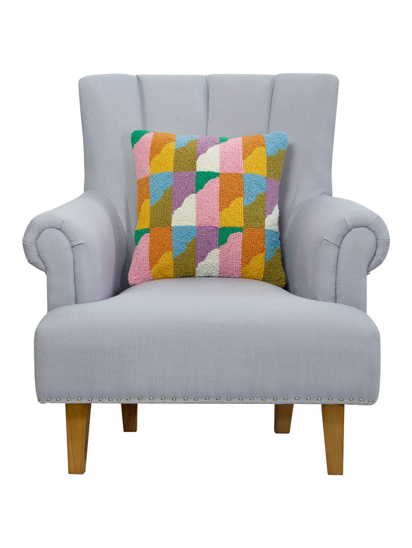 Color Geo Hook Pillow - DIGS