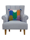 Color Wave w/ Pom Poms Hook Pillow - DIGS