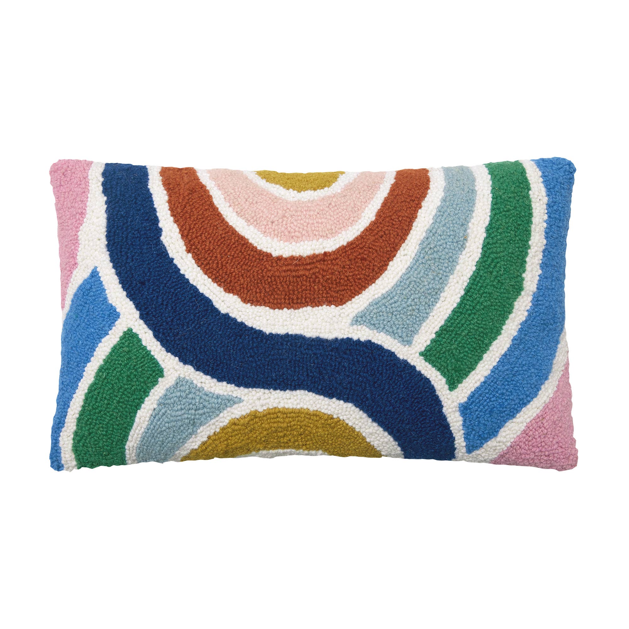 Color Waves Lumbar Hook Pillow - DIGS