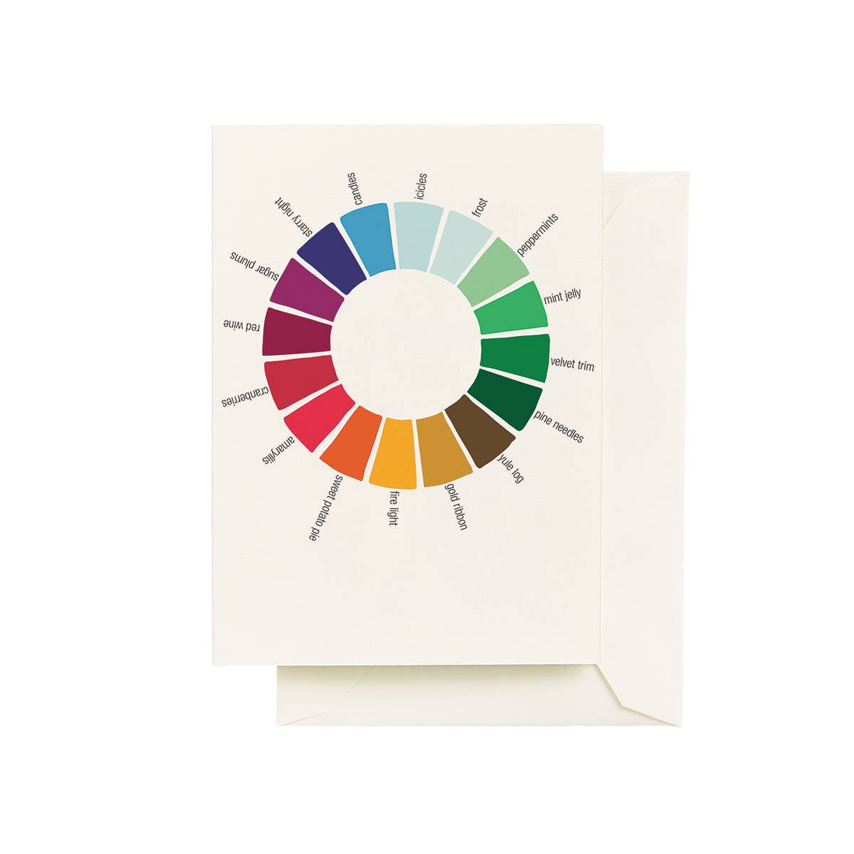 Color Wheel Holiday Card - DIGS