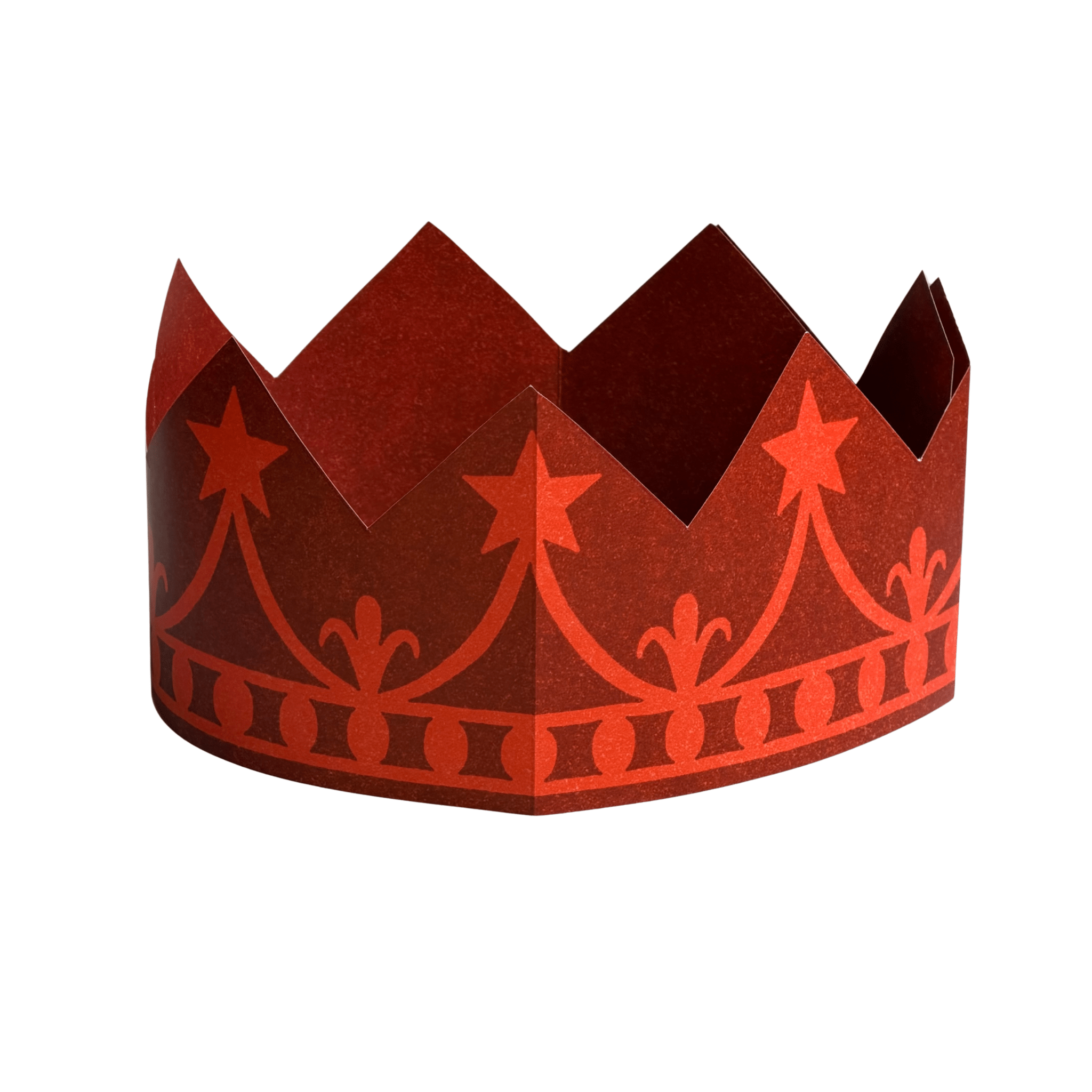 Colorful Christmas Paper Crowns - DIGS