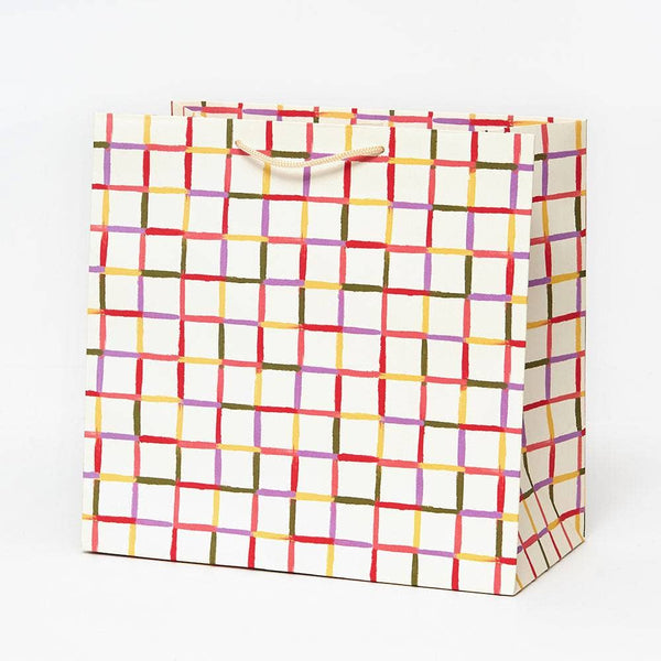 Colorful Grid Gift Bag - DIGS