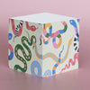 Colorful Snakes Sticky Note Cube - DIGS