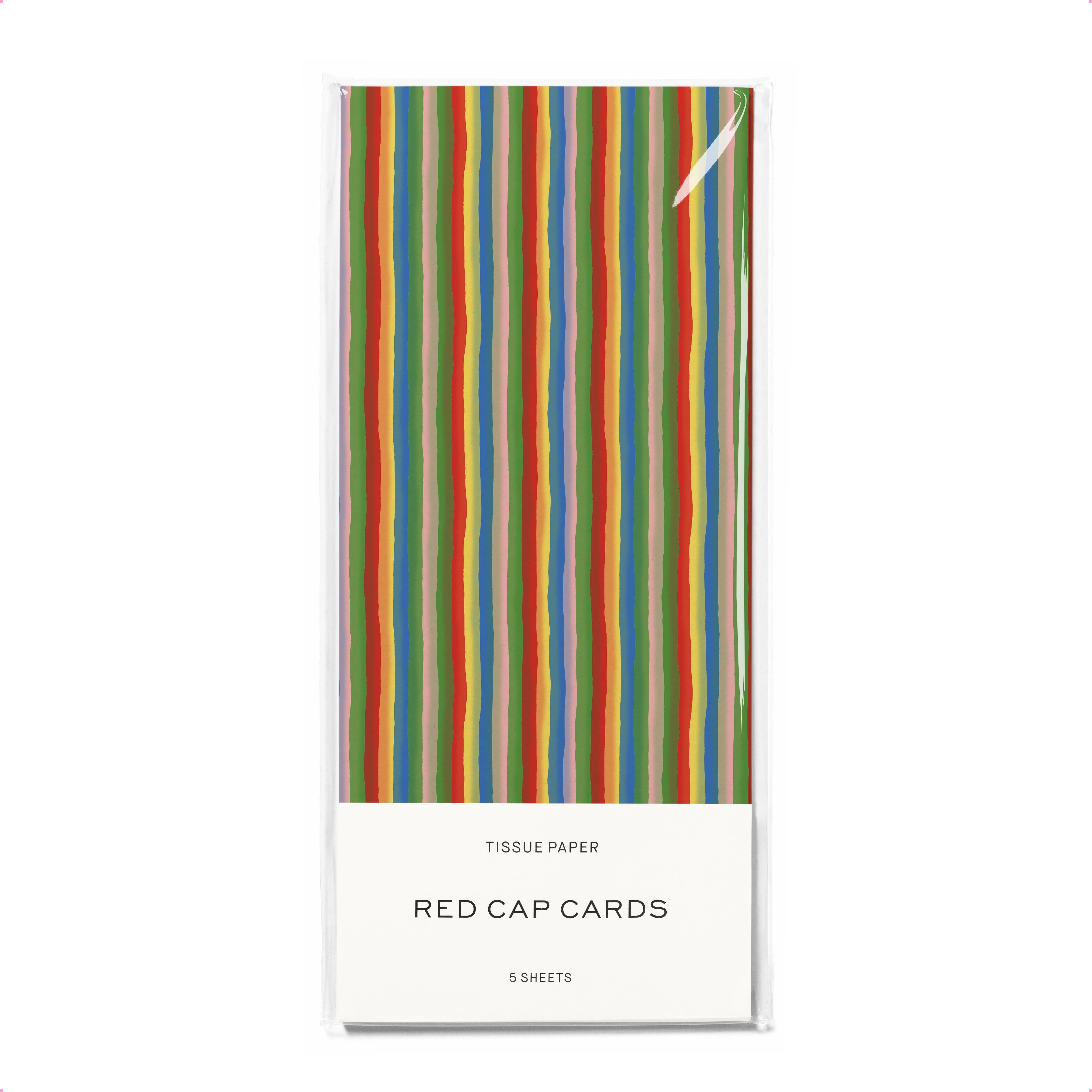 Colorful Stripe Tissue Paper 5 Sheets - DIGS