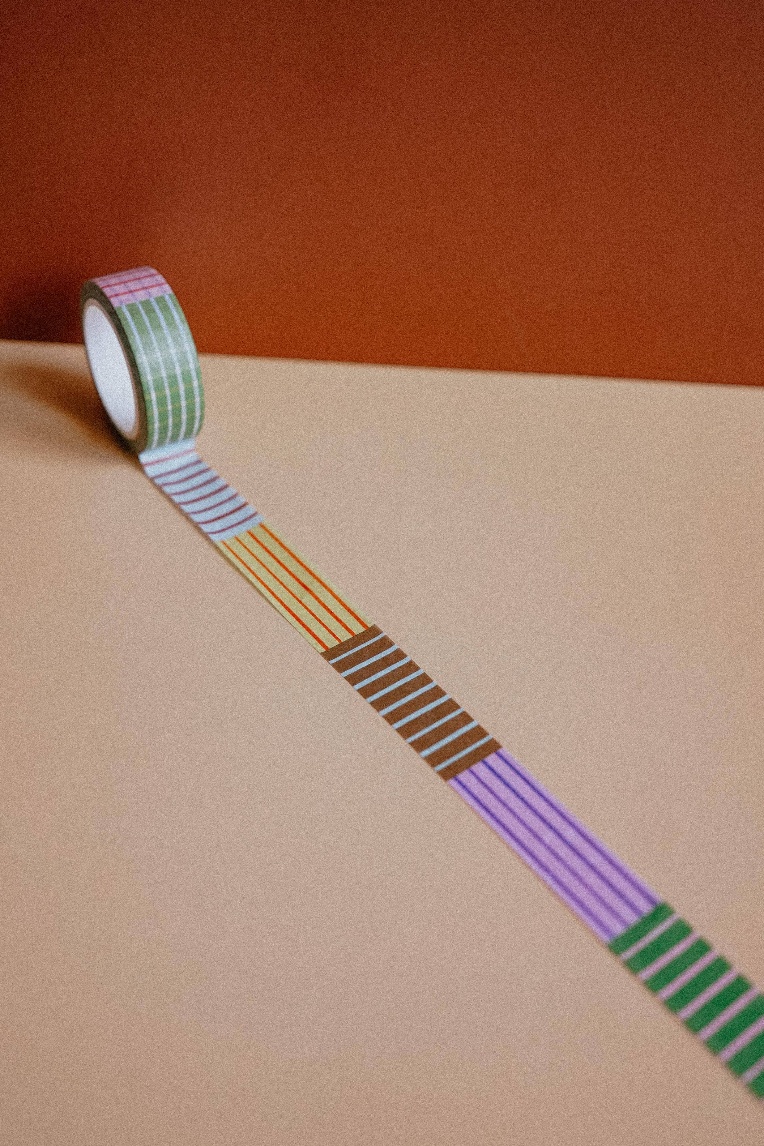 Colorful Stripes Washi Tape - DIGS
