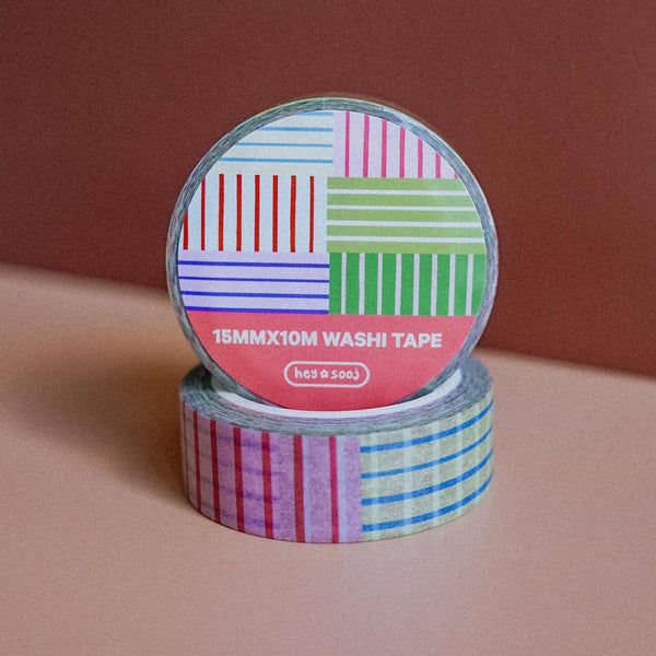 Colorful Stripes Washi Tape - DIGS
