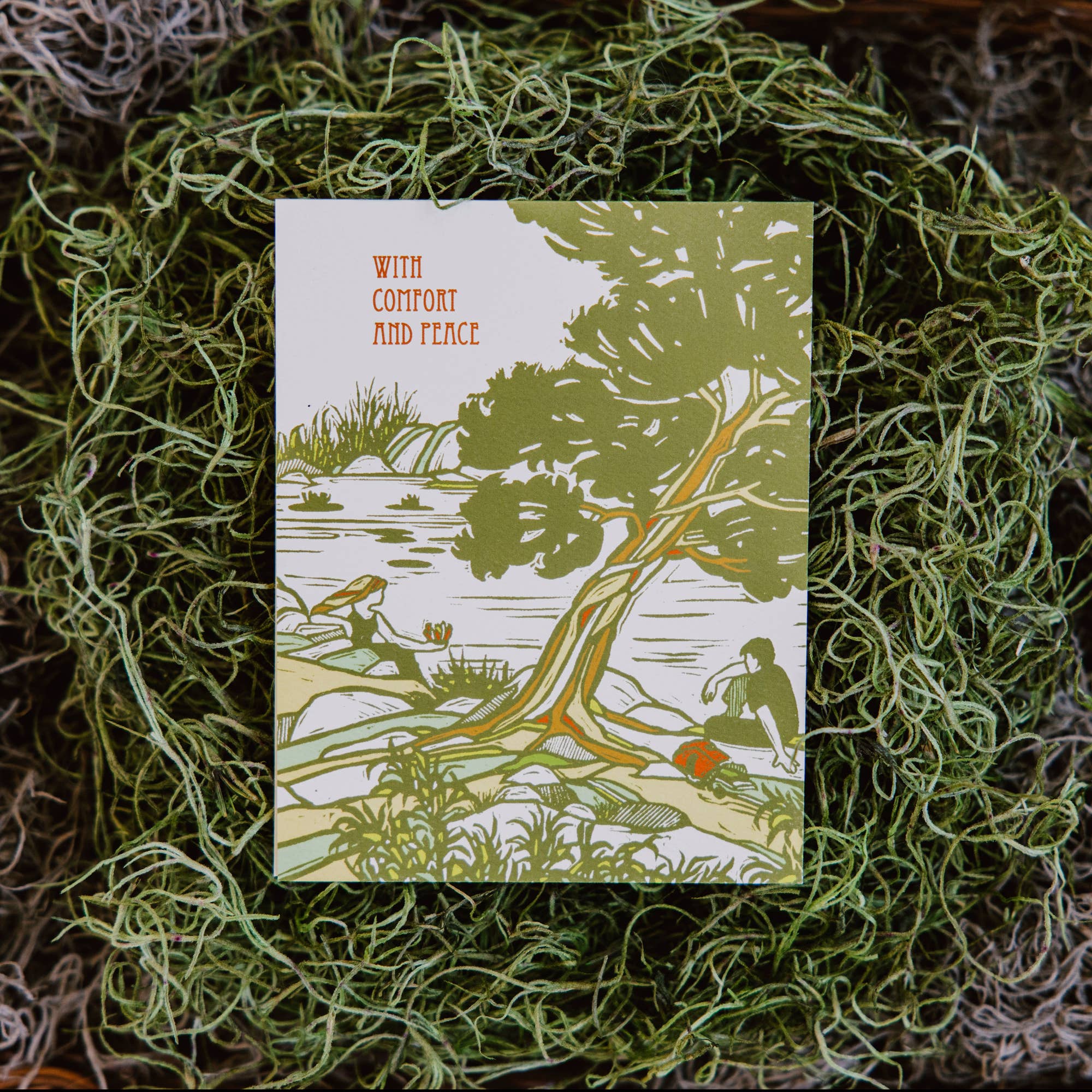 Comfort & Peace Sympathy Card - DIGS