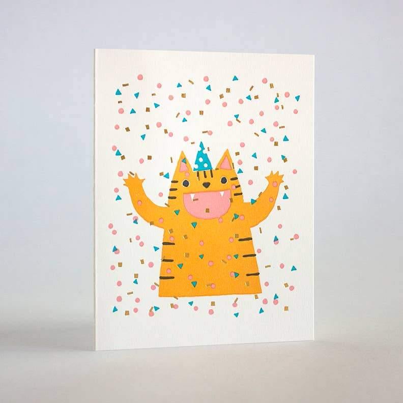 Confetti Cat Card - DIGS