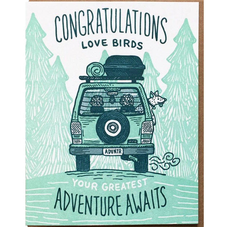 Congrats Adventure Wedding Card - DIGS